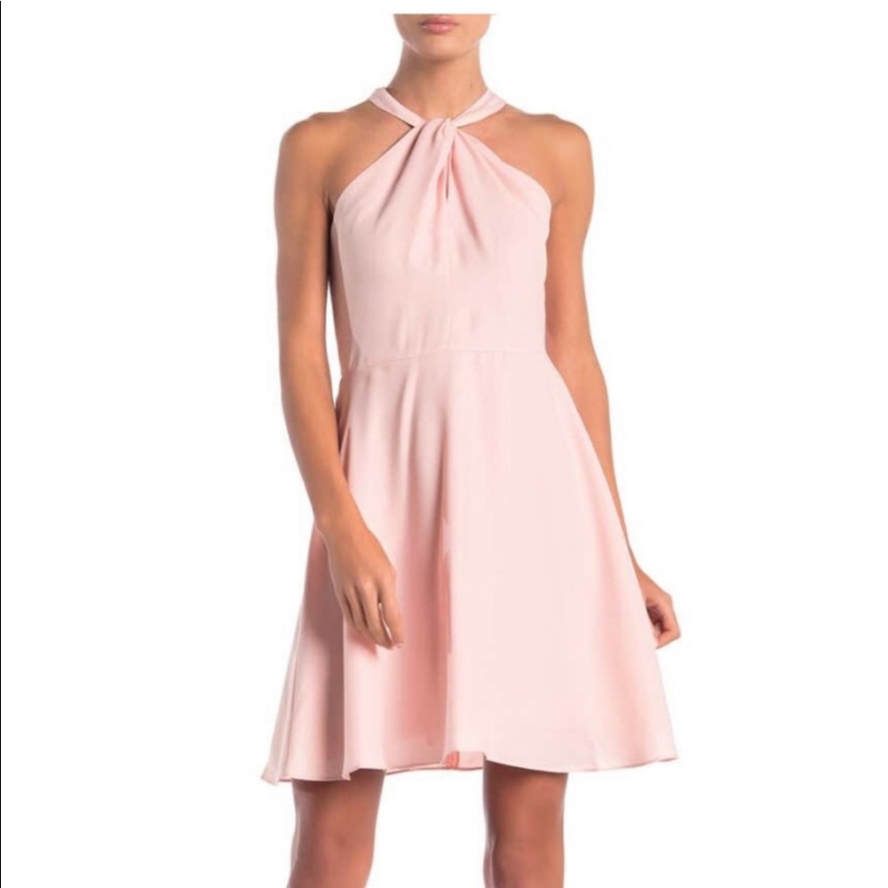 NWT:CeCe Gigi Pink Twist Lace Dress